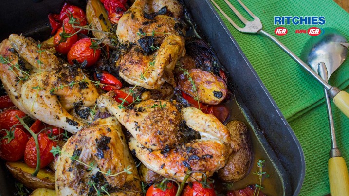 Mediterranean baked chicken